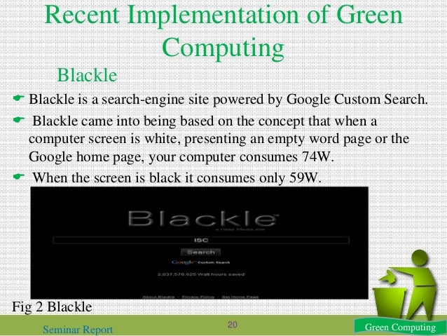 blackle search engine